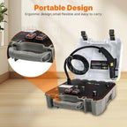 3500w Handheld High-Temperature Pressurized Steam Cleaner, 5 High Speeds Portable Tankless Pressurized Cleaning Machine, Steam Cleaner for Car Detailing, Grout Tile, Commercial Home Kitchen Bathroom - Image 7