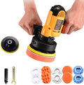 CJC Buffer Polisher - 110V 600W Variable Speed Machine - Random Orbital Buffer for Floor, Car, Furniture, Metal Waxing and Polishing With Professional Buffing Kit(16pcs) by CJC