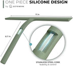GÜTEWERK Silicone Shower Squeegee with 3-in-1 No-Drill Mount, Green, 11'' - Image 4
