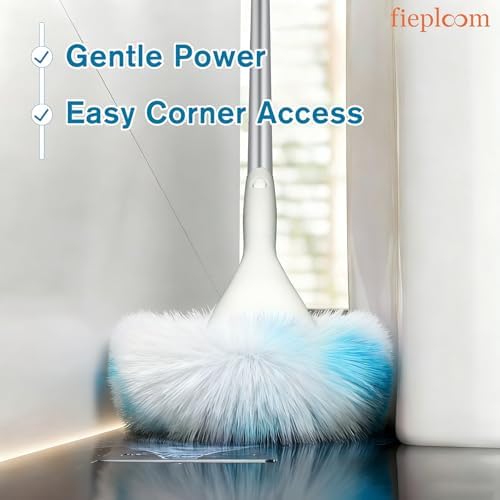Non-Scratch Tub Tile Scrubber Brush, 48" Long Handle (1-Pack) - Image 2
