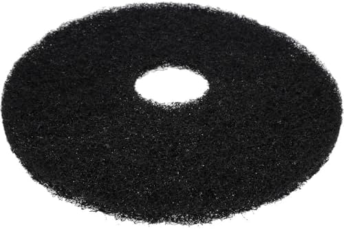 PRO SOURCE Floor Stripping Pads: 5 Pack, Black Coarse Polyester, 15" Diameter - Image 4