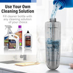 Wet Spray Mop for Floor Cleaning with 14 oz Bottle & 3 Microfiber Pads - Image 4