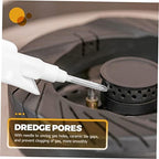 Gas Stove Scrub Brush Kitchen Cleaning Tool for Cooktop Grease and Grime Removal Gaps Cleaning Brush for Oil Stains and Burn Marks Easy to Use and Design - Image 3