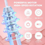 Electric Bottle Brush Cleaner,Rechargeable Baby Bottle Cleaning kit with Formula Mixer, Silicone Nipple&Straw Brush, Soap Dispenser, Drying Rack-IPX7 Waterproof,Long Battery Life for Home & Travel - Image 3
