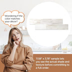 STICKGOO 1/3 Sheet Subway Tile Peel and Stick Backsplash, Seamless Design Polished Eurasia Pinkish-Beige Kitchen Backsplash Wall Tiles(Only 1/3 Sample) - Image 5