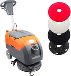 SUNMAX 17" Walk-Behind Commercial Floor Scrubber, Lithium Battery by SUNMAX