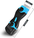 Razor Blade Scraper, 2 Pack Blue Double Edge Razor Scraper Remover Tool - Image 3