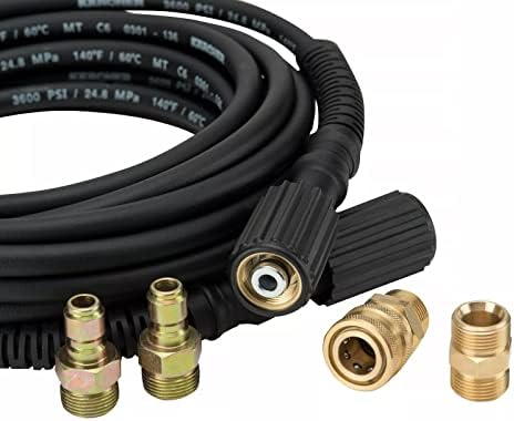 Kärcher 25' High Pressure Extension Hose for Pressure Washers up to 3600 PSI - with Adapters Included - Quick Connect or M22 Fitting - Image 4