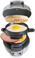Hamilton Beach Breakfast Sandwich Maker with Egg Cooker Ring by HamiltonBeach