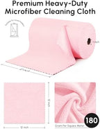 Microfiber Cleaning Cloths Roll 225 Pack 12x12 Inch Lint Free - Image 3