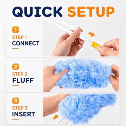 Duster Refills Compatible with Swiffer Duster Handles, 20 Count, 1 Handle - Image 5