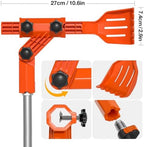Gutter Cleaning Tools from The Ground, Multi-Angle Cleaner, Scoop & Brush & Mini Rake for rain Guard Cleaning and Leaf Removal from Gutter Guard(No Pole) - Image 2