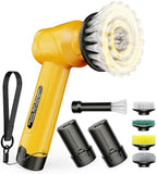 Electric Spin Scrubber Q4, 5000mAh Large Battery, 248-Min Runtime, 600RPM by qimedo
