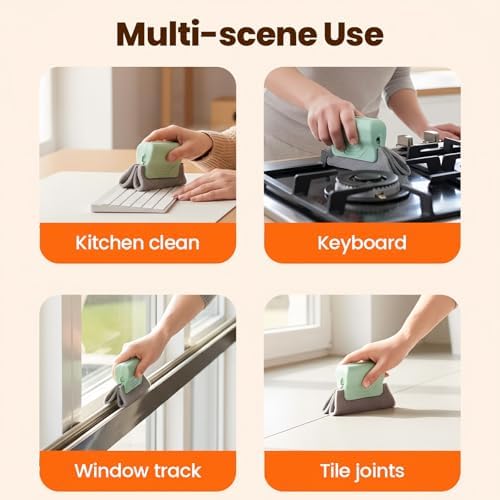 Magic Window Track Cleaner, 2026 New Handheld Window Groove Cleaning Brush Tool Set, Cleaner Brushes for Window lides Gaps Tile Lines Shutter Slats Car Vents & Narrow Gaps (3, Mix) - Image 5
