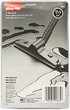 Shop-Vac 9066500 Deluxe Floor Nozzle, 12 Inch x 1.25 Inch Diameter, Includes Brush And Squeegee, Ideal For Wet and Dry Surfaces - Image 7