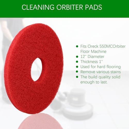 12" Orbiter Polishing Pads 437.055 for Oreck ORB550MC Floor Machine, 2 Pack - Image 5