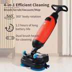 Commercial Floor Scrubber Machine,17” Cleaning Width,Multi Functional Floor Buffer Polisher Machine,240 RPM,Deep Cleaning Tile and Grout, Hardwood Floors and Carpets with Ease Red - Image 5