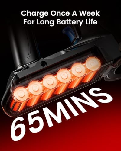 NADALY Cordless Vacuum Cleaner, 50Kpa Powerful Suction with 580W 65 Mins Runtime Stick Vacuum,Rechargeable, Lightweight, Anti-Tangle,Ideal for Hard Floor - Image 3