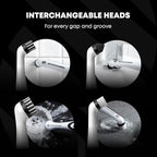 SonicScrubber Household Cleaning Brush Power Scrubber - Electric Spin Scrubber Brush for Home, Kitchen & Bathroom - Grout Cleaner & Removes Mould (Washing-Up System Spin Brush) - Image 6