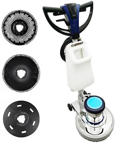 INTSUPERMAI Floor Scrubber Buffer 18" Commercial Floor Polisher Heavy Duty Single Pad Tile Scrubber Industrial Floor Polisher Buffer Machine 175rpm/min 110V by INTSUPERMAI