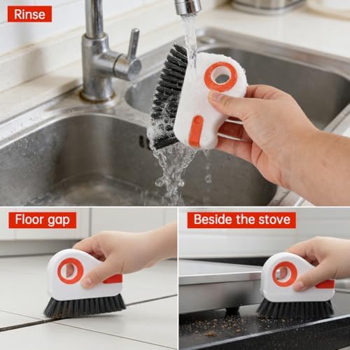 Window Track Cleaner Tool, 2 in 1 Groove Window Sill Cleaner Tool - Image 3