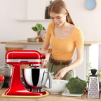 Mixer Slider Compatible with Kitchen aid Mini 3.5 Qt Tilt-Head Stand Mixe - Kitchen Countertop Storage Mover Sliding Caddy for Kitchen Aid Artisan Mixer (3.5 QT - Natural) - Image 7