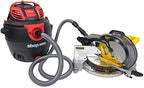 Cen-Tec Systems 94115 Premium 20 Ft. Shop Vacuum Hose with Power Tool Adapter Set Silver - Image 6