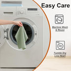80 Pack Microfiber Cleaning Cloth Roll,Lint Free Rags & Tear Away Reusable Towels Washable Scratch,Ultra Absorbent Dish Rags(12" x 12") for Car Kitchen Home Garage-Green - Image 6