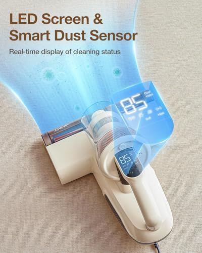 Jimmy Mattress Vacuum Cleaner, Bed Vacuum with UV & Ultrasound, High Heating, Smart Dust Sensor, 15Kpa Powerful Suction, Lightweight, Deep Clean Dust and Pet Hair in One Go(BX6 Lite, Corded) - Image 3