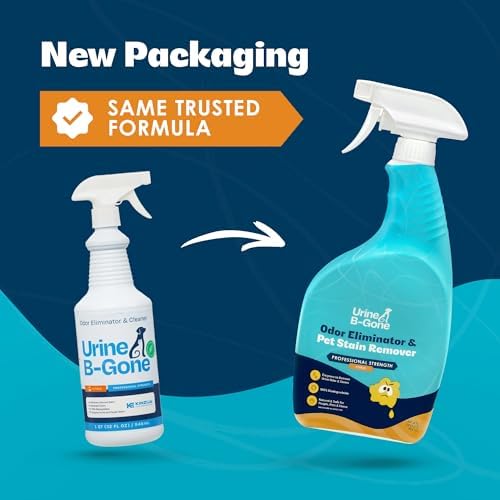 Urine B-Gone Enzyme Cleaner for Human, Cat & Dog Urine, Citrus, 32 oz - Image 2