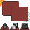 2 PCS Heat Resistant Mats for Countertop Air Fryer, 18x15in, Red by Amerbro