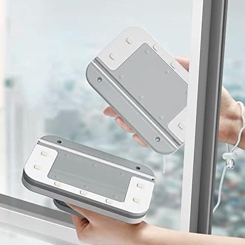 Ejoyous Cleaner Tool, Magnetic Window Cleaner, Large Handle Double Sided High Safety Sturdy Plastic Window Cleaning Tool for 3 to 10mm Glasses - Image 2