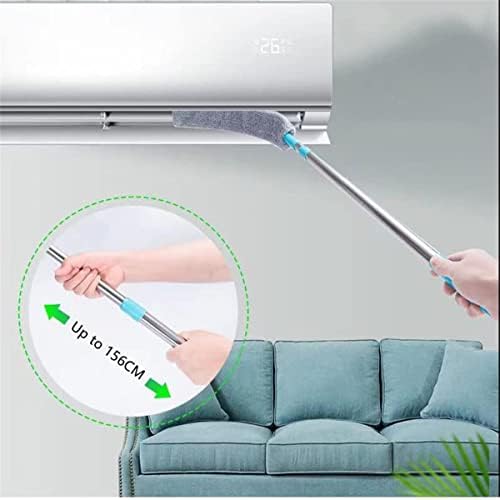 Retractable Microfiber Dust Brush Gap Mop, Multifunction Retractable Microfiber Dust Brush Gap Mop, Flexible Gap Microfiber Duster Under Appliance Dusters (1 Set+1Pcs Cloth) - Image 4