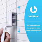 Lumkew Grout Brush Cleaning, 4 Pcs Grout Cleaner Scrubber for Tile Floors - Image 5