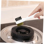 Gas Stove Cleaning Brush Ergonomic Pot Pan Bottom Brush for Crevice Cleaning Durable Wire Design for Stoves Sinks and Tiles - Image 4