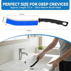 10-Pack Crevice Cleaning Brush Set for Tight Spaces - Image 6