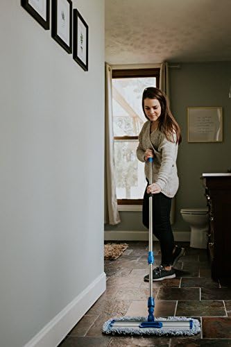 Zflow 18" Professional Microfiber Mop - Commercial Stainless Steel Handle with Microfiber Dust Pad + 3 Wet Pads - Image 5