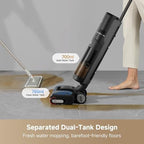 DREAME H12 Pro Gen2 Vacuum Mop, 0 Tangle Wet Dry Vacuum Cleaner, Cordless Vacuum Mop All-in-One for Hard Floors, 180° Lie-Flat Floor Cleaner Machine with 194°F Hot Self-Cleaning, 50Mins Runtime - Image 2