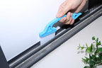 2pcs Hand-held Groove Gap Cleaning Tools Door Window Track Kitchen Cleaning Brushes (Sky Blue) - Image 4