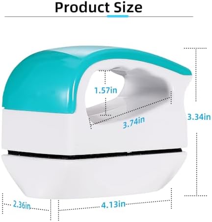 DaToo 2 Pieces Aquarium Magnetic Brush Glass Fish Tank Algae Scrapers Glass Cleaner Floating Scrubber Aquarium Clean Brush (Size L) - Image 2