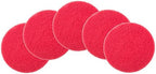 Mercer Industries 45018R - 18" Red Floor Maintenance Pads (5 pack) - Image 2