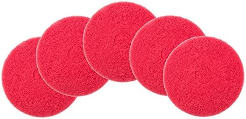Mercer Industries 45018R - 18" Red Floor Maintenance Pads (5 pack) - Image 2