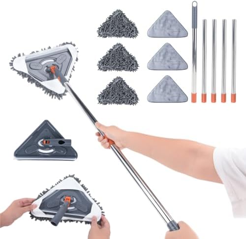 Wall Cleaner Mop with Long Handle 82 Inches,3-in-1 Ceiling Cleaner for Dust by Unknown