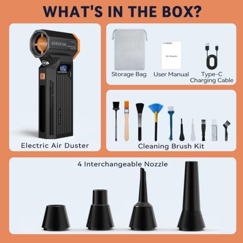 Electric Air Duster - 150000RPM Rechargeable Cordless Compressed Air Duster - Image 7