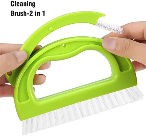 Shower Track Cleaner,Window Track Cleaning Brushes Window,Sliding Door Track Cleaning Brush, Tile Lines Brush, Kitchen Cleaning Brushes-3PACKS - Image 2
