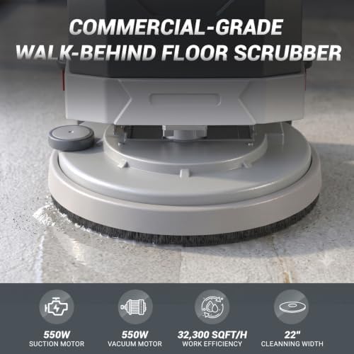 X4 Walk-Behind Commercial Floor Scrubber Machine - Image 3