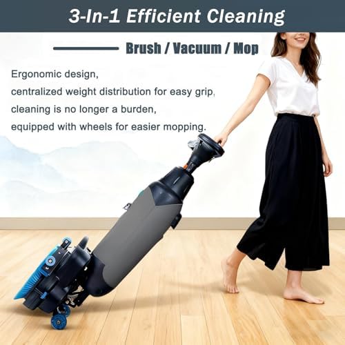 Commercial Floor Scrubber Machine, Electric Buffer Polisher, Dual - Image 3
