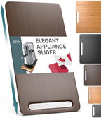 Ibyx Appliance Slider, Sliding Tray for Coffee Maker, 7.5x14.5 in, Brown by Ibyx