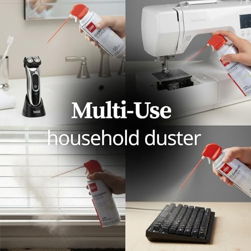 Office Depot Cleaning Duster, 10 Oz Compressed Canned Air for Electronics, Keyboard Cleaner for Computer, Laptop, PC, Printer, Office Equipment, Moisture-Free, Pack of 6 - Image 4