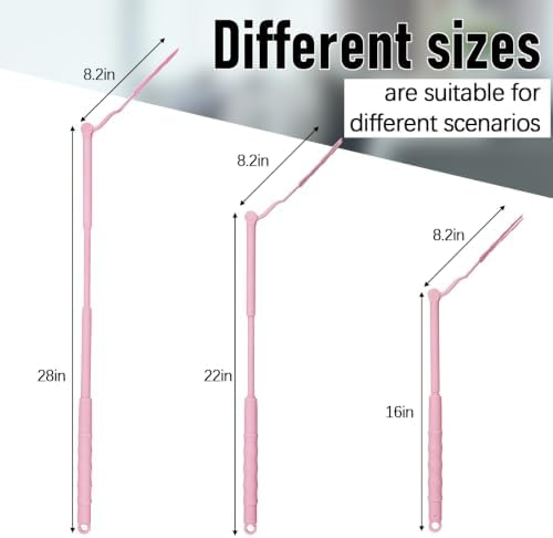 Colingmill 4 Pack Replacement Duster Handles, 3 Ft Extendable, Pink - Image 3